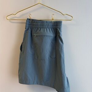 Patagonia Blue Elastic Waist Shorts